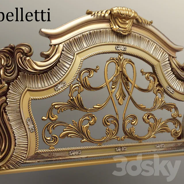 izgolove to bed CAPPELLETTI 3D Model izgolove to bed CAPPELLETTI 3D Model