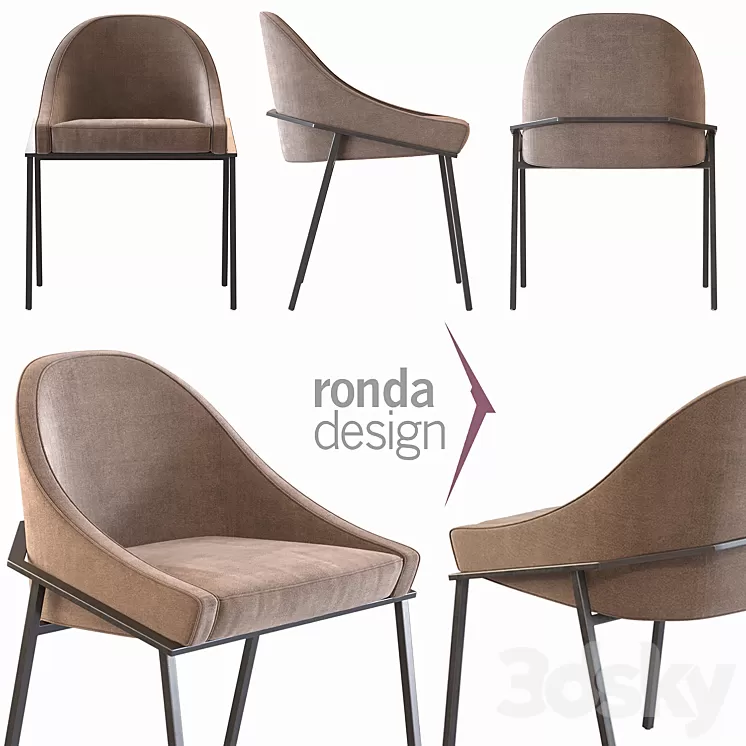 IZOARD Chair By Ronda Design 3D Model