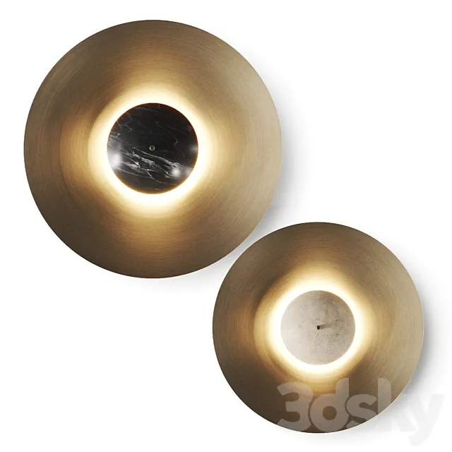 J. Adams & Co. Luna Wall Lamps 3D Model