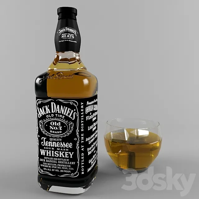 Jack daniels 3D Model Jack daniels 3D Model
