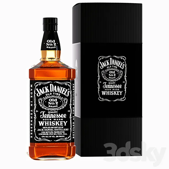 Jack Daniel’s 3D Model