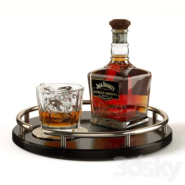 Jack Daniel’s – Single Barrel 3D Model