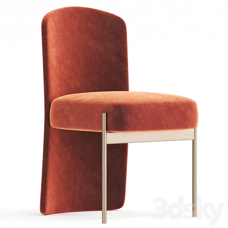 Jack Metal Dining Set Chair 3D Model Free Download