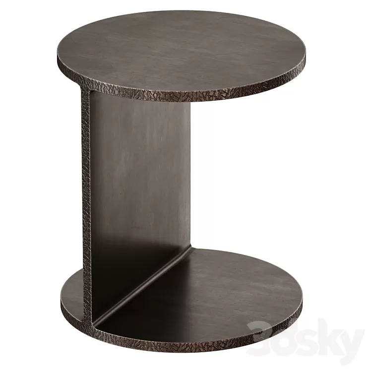 Jackie Iron End Table (Crate and Barrel) 3D Model Jackie Iron End Table (Crate and Barrel) 3D Model