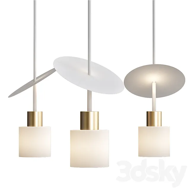 Jacksons three ceiling lamps 3D Model