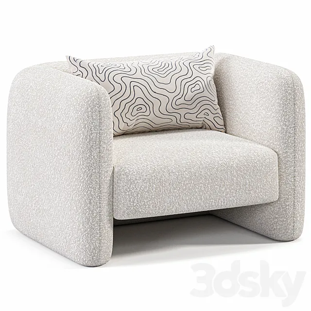 JACOB ARMCHAIR CHAIR BY Studiotwentyseven 3D Model JACOB ARMCHAIR CHAIR BY Studiotwentyseven 3D Model