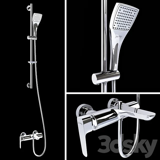 Jacob Delafon ALEO + bath mixer 3DModel