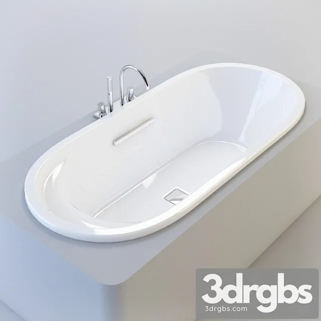 Jacob Delafon Lovee Bath Recessed 3D Model Download