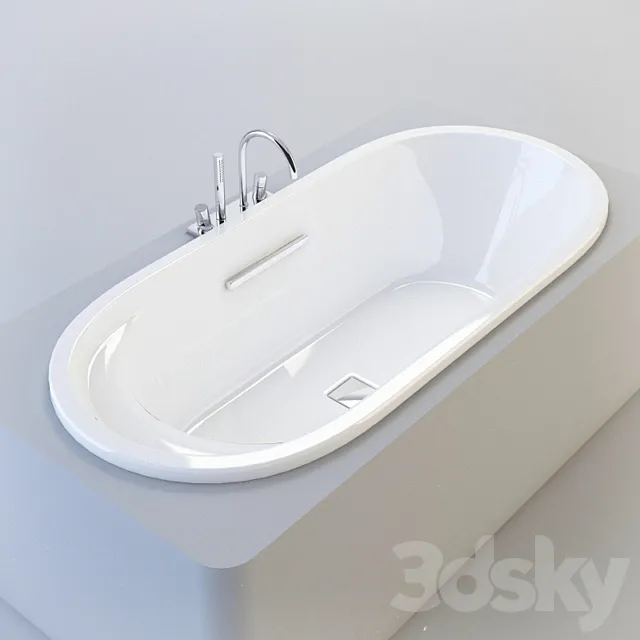Jacob Delafon LOVEE bath recessed 3DModel