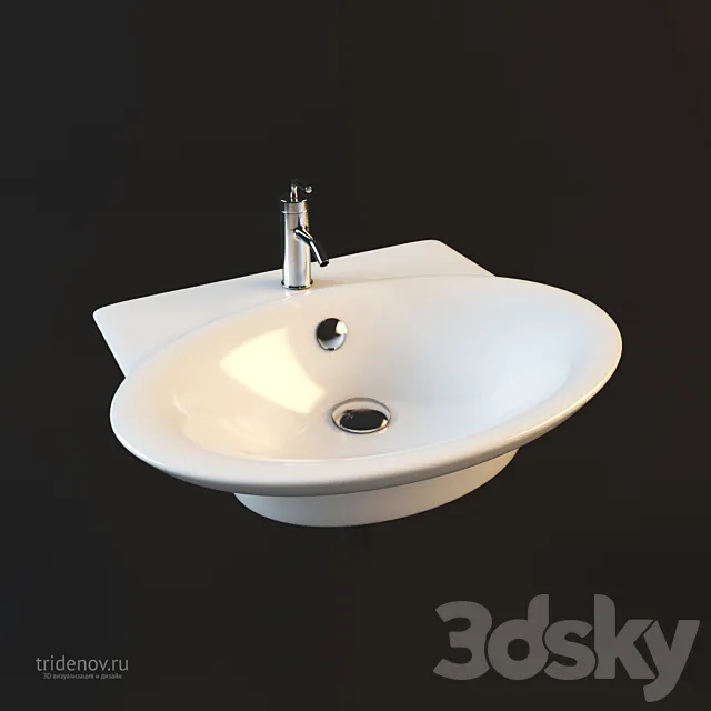 Jacob Delafon Presquile E4438 3DModel Jacob Delafon Presquile E4438 3DModel