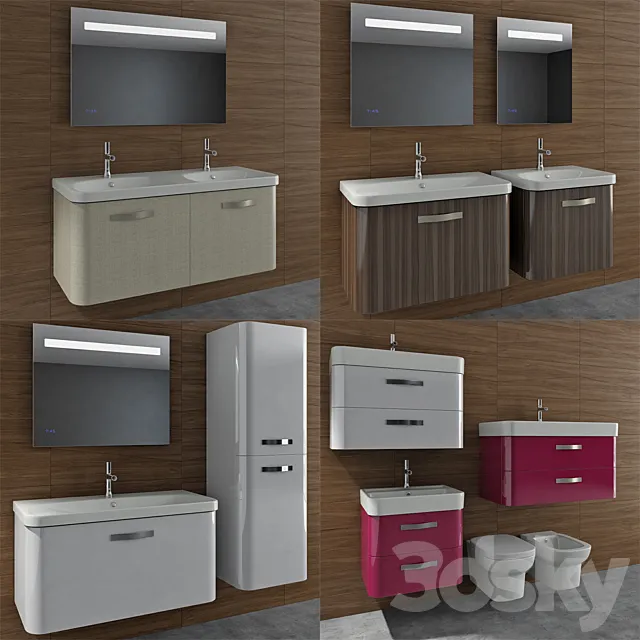 Jacob Delafon REPLAY (Full set) 3DModel Jacob Delafon REPLAY (Full set) 3DModel