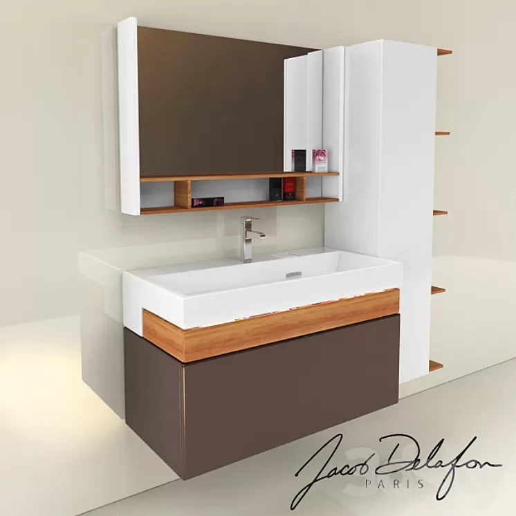 Jacob Delafon Terrace 1000 3D Model Jacob Delafon Terrace 1000 3D Model