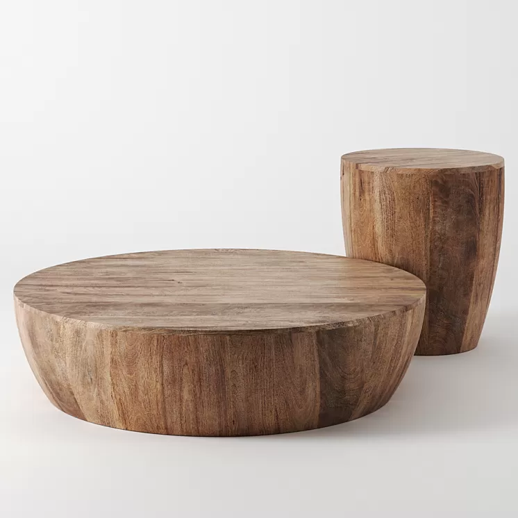 Jacob tables by Arteriors 3D Model Jacob tables by Arteriors 3D Model