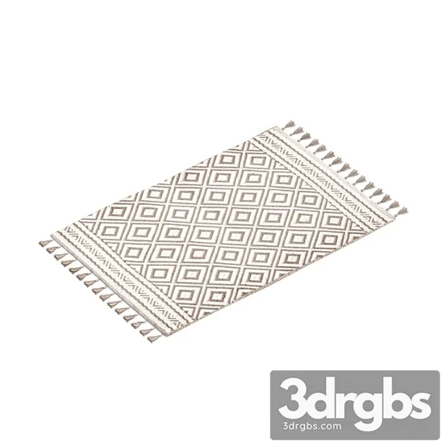 Jacquard Bath Mat HM 2 3D Model Download