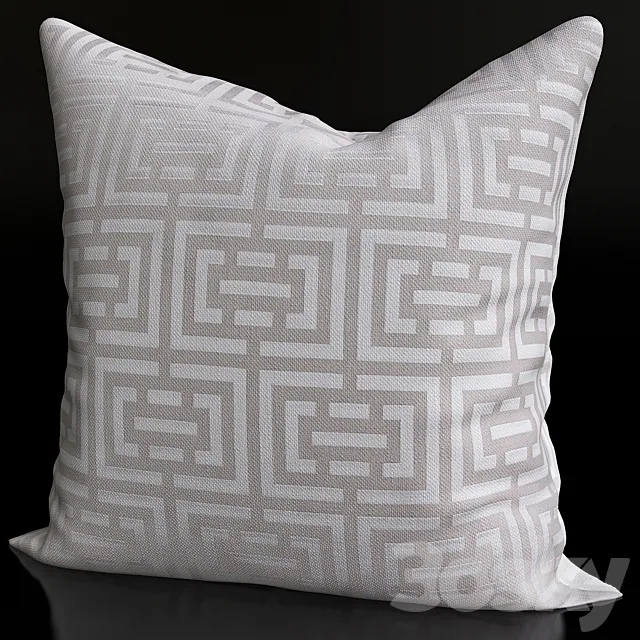 Jacquard-weave Cushion Cover H & M 3DModel Jacquard-weave Cushion Cover H & M 3DModel