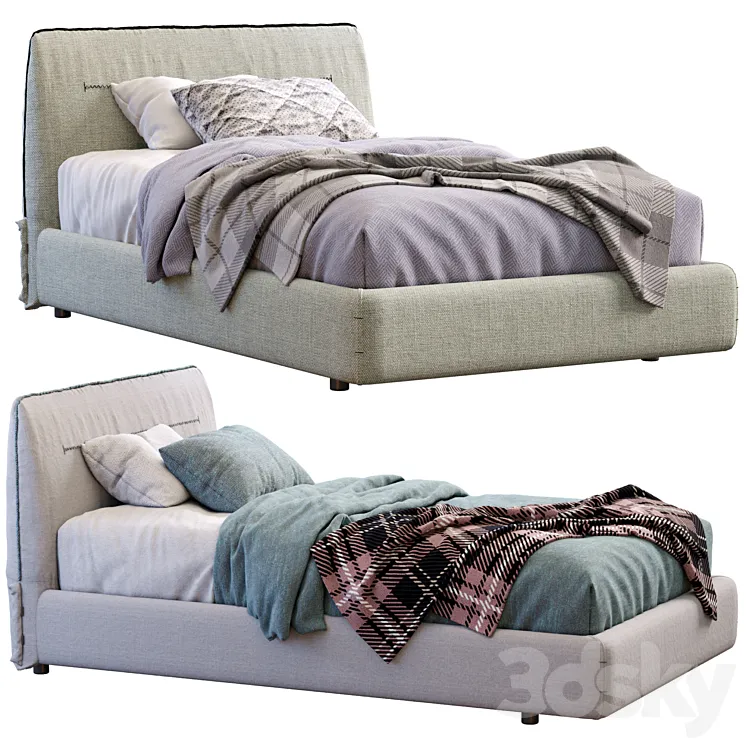 Jacqueline Bed By Poliform 3D Model Free Download