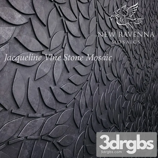 Jacqueline Vine Stone Mosaic 3D Model Download