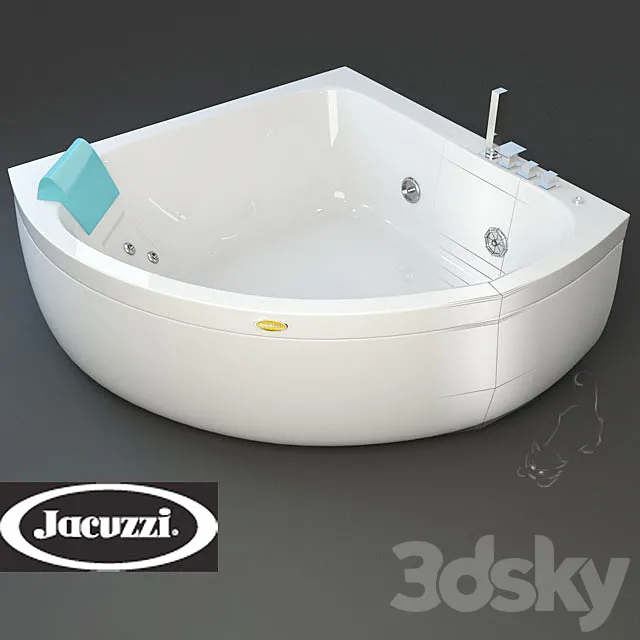 jacuzzi _ Aquasoul Corner 140 3DModel jacuzzi _ Aquasoul Corner 140 3DModel