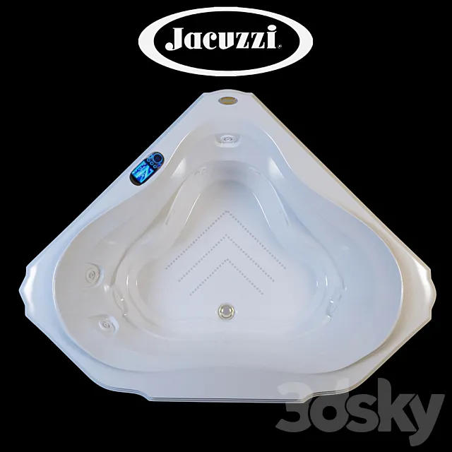 Jacuzzi BELLAVISTA CORNER BATH 3DModel