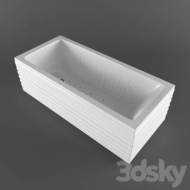 JACUZZI Moove 180 x 80 3D Model