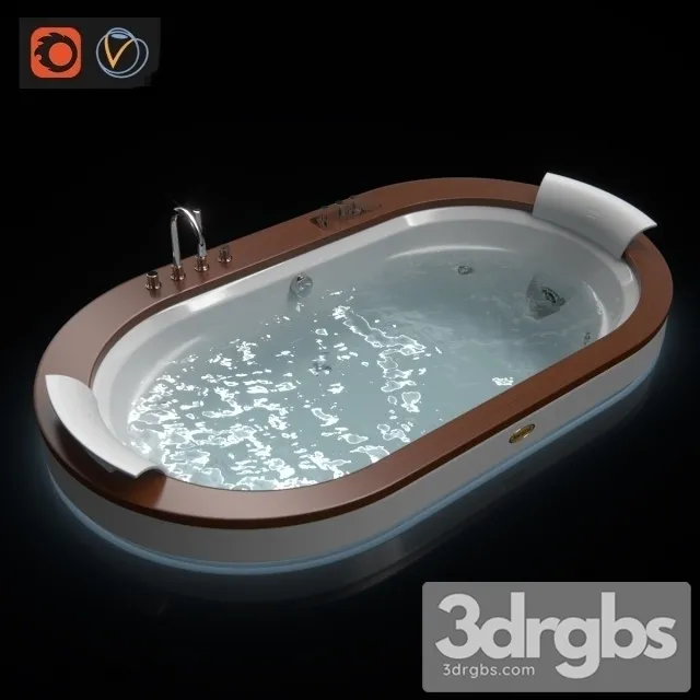 Jacuzzi Opalia Wood 3D Model Download