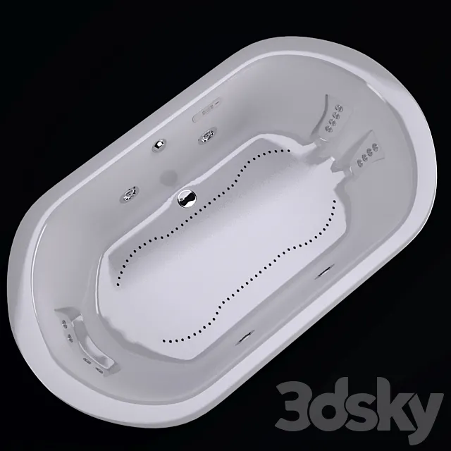 Jacuzzi Salon Spa – Duetta 7242 3D Model