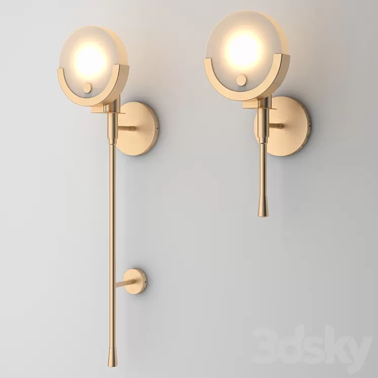 Jade Lighting LLC Nordic Post Wall Lamp 3D Model Jade Lighting LLC Nordic Post Wall Lamp 3D Model