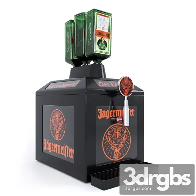 Jagermeister tap machine 3D Model Download