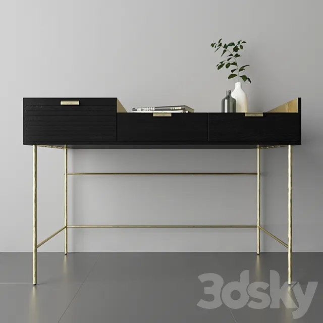 JAGGER Drawer Desk _ Maisonsdumonde 3DModel JAGGER Drawer Desk _ Maisonsdumonde 3DModel