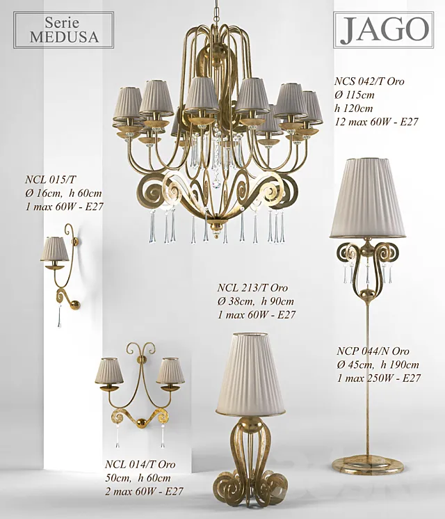 JAGO _ Medusa serie 3D Model JAGO _ Medusa serie 3D Model