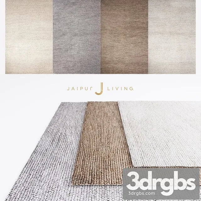 Jaipur Blaine Rug From Sandia Collection 3D Model Download