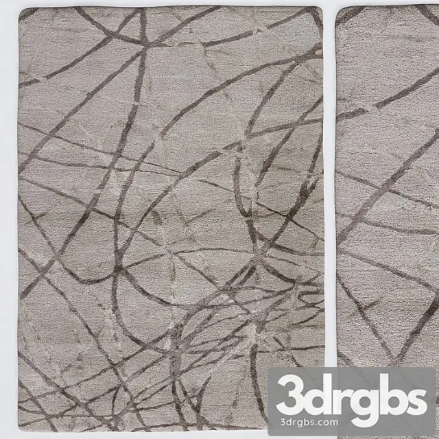 Jaipur hollis denali area rug 3D Model Download