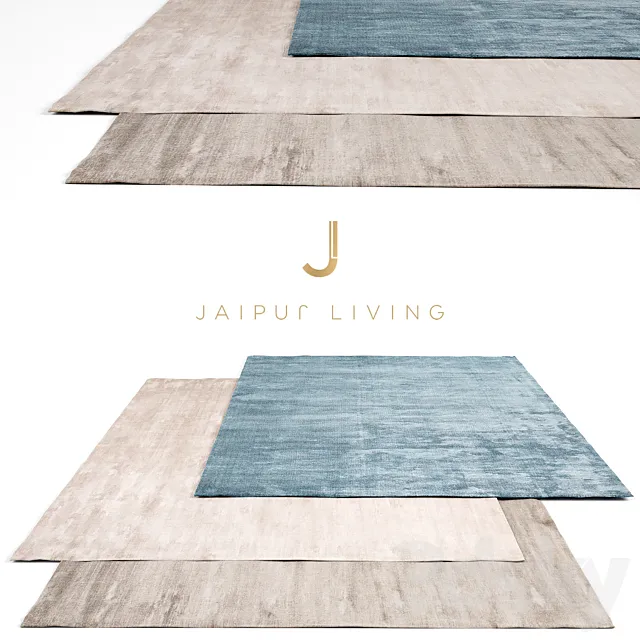 Jaipur living Luxury Rug Set 2 3DModel Jaipur living Luxury Rug Set 2 3DModel