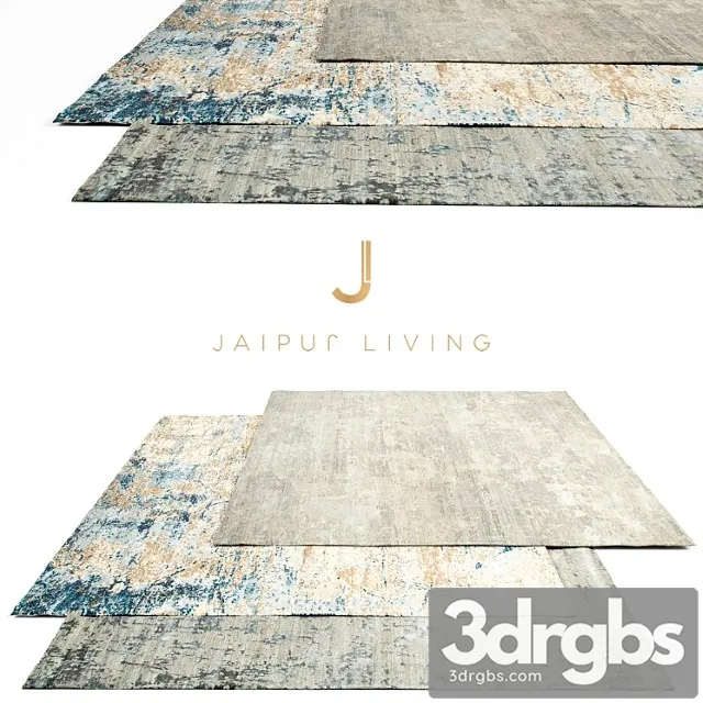 Jaipur living rug set 1 3D Model Download