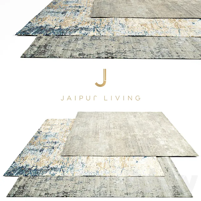 Jaipur Living rug Set 1 3DModel