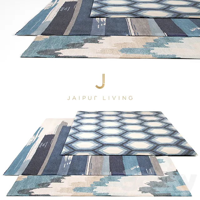 Jaipur Living Rug Set 13 3D Model Jaipur Living Rug Set 13 3D Model