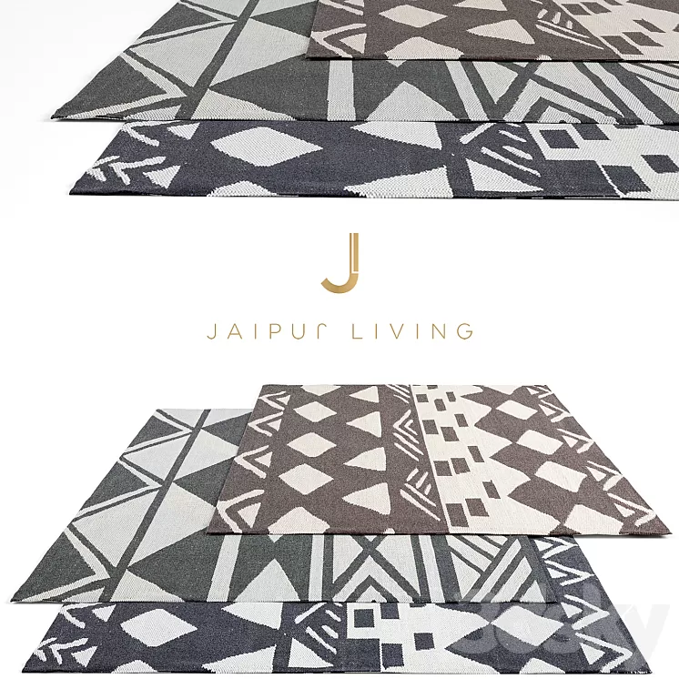 Jaipur Living Rug Set Designer 3D Model Jaipur Living Rug Set Designer 3D Model