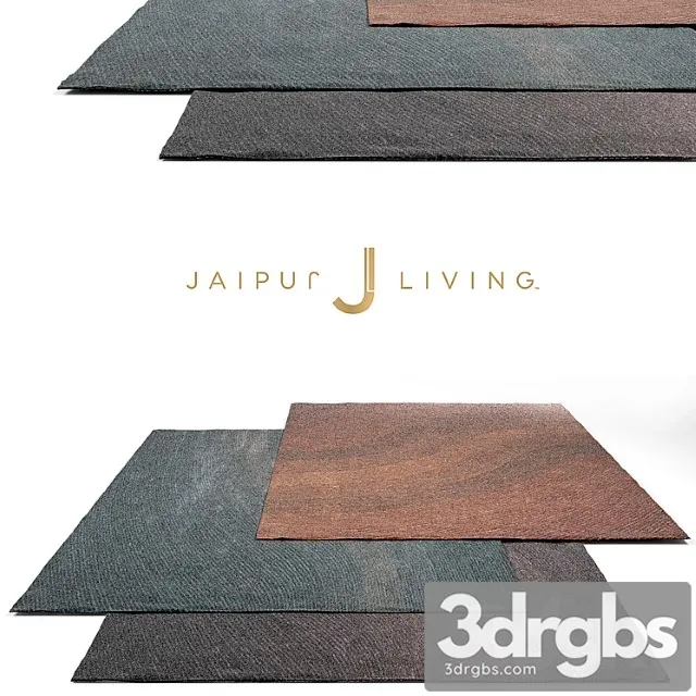 Jaipur Living Shags Rug Set 1 3D Model Download