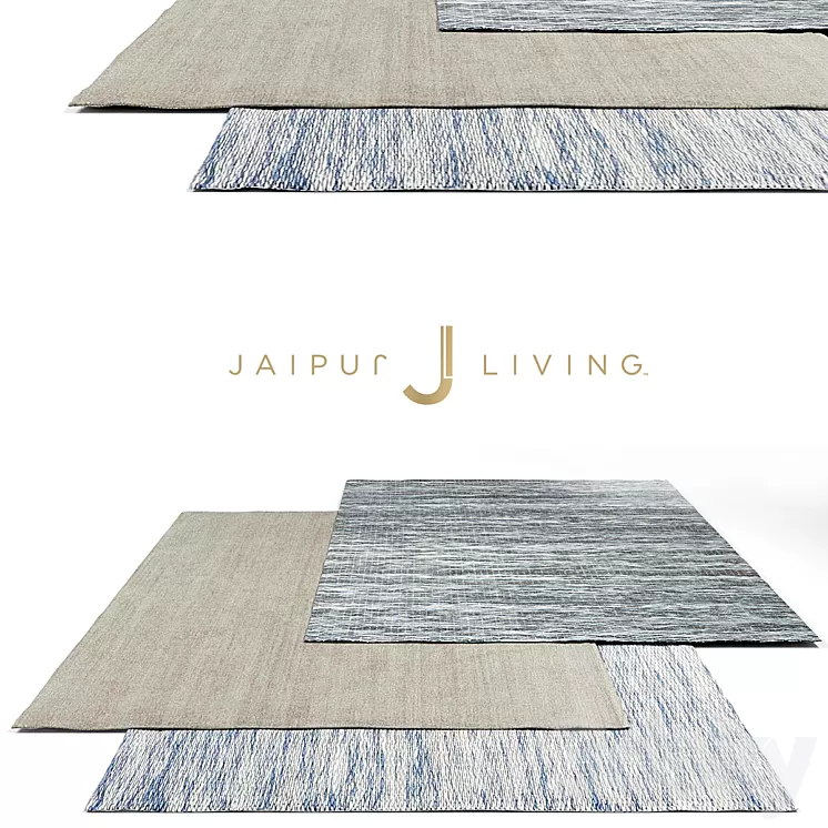 Jaipur Living Solid Rug Set 1 3D Model Jaipur Living Solid Rug Set 1 3D Model