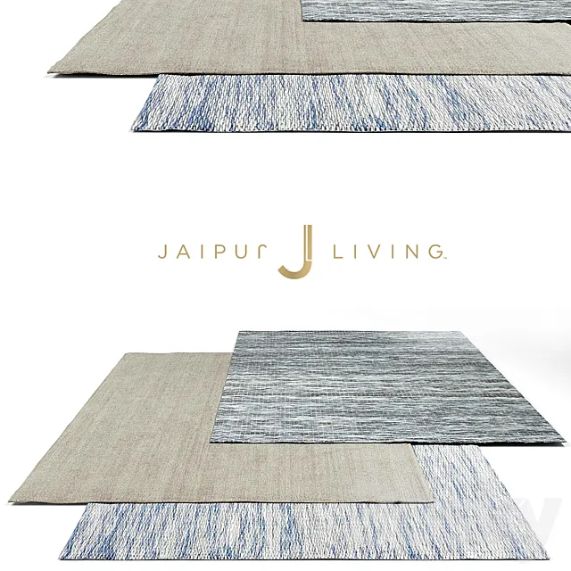 Jaipur Living Solid Rug Set 1 3DModel