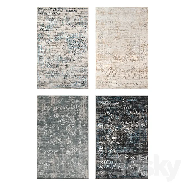 Jaipur Rug 16 3DModel Jaipur Rug 16 3DModel