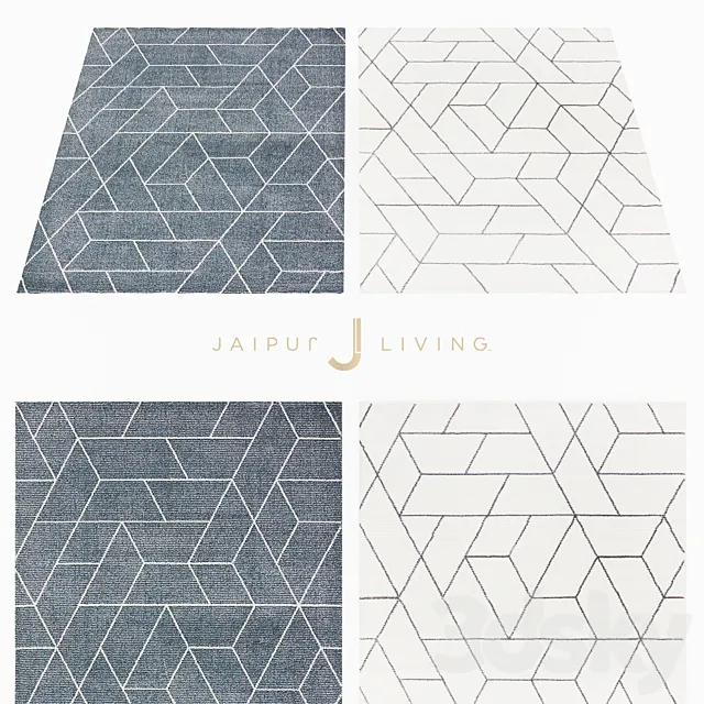 Jaipur Titan Rug From Jada Collection 3D Model Jaipur Titan Rug From Jada Collection 3D Model