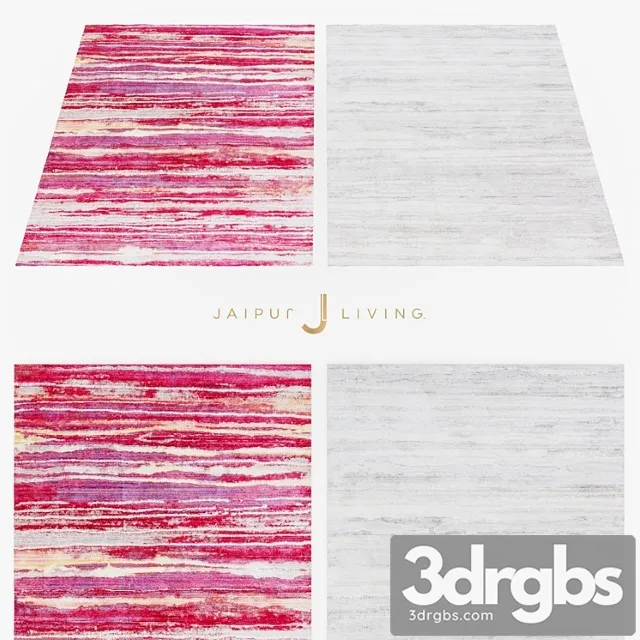 Jaipur Zariel Rug From Ceres Collection 3D Model Download