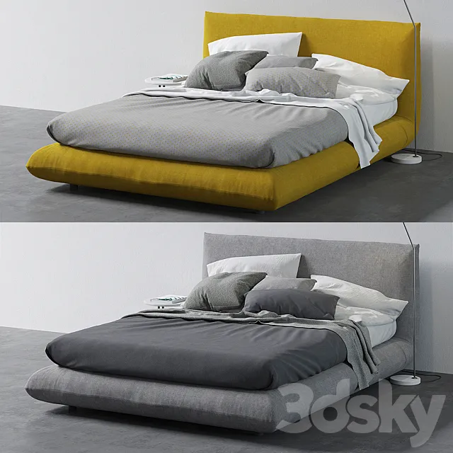 Jalis bed interlübke 3D Model Jalis bed interlübke 3D Model