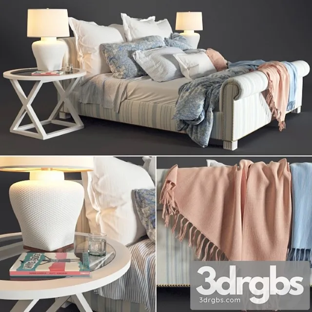 Jamaica bed ralph lauren (vray ggx) 2 3D Model Download