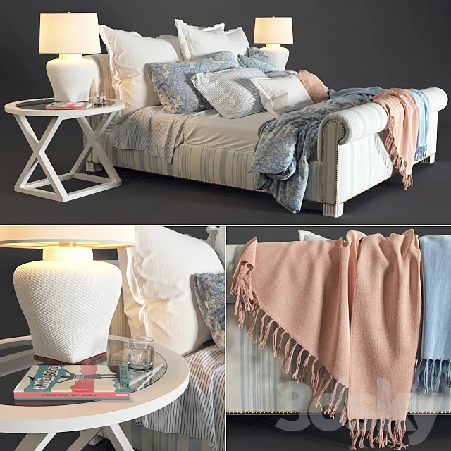 Jamaica Bed Ralph Lauren (vray GGX) 3D Model Jamaica Bed Ralph Lauren (vray GGX) 3D Model