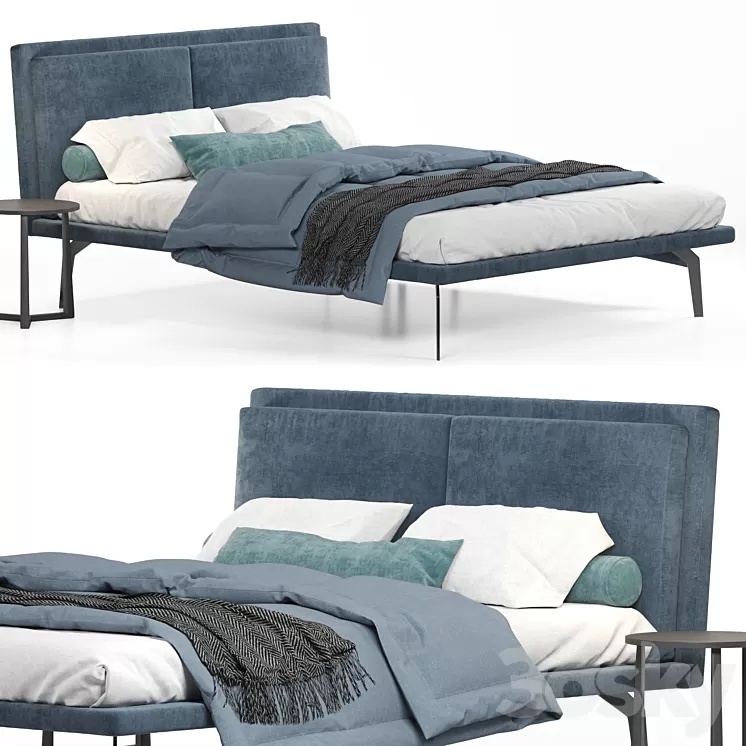 James bed by Flexteam 3D Model