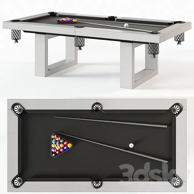 James De Wulf Pool Table 3DModel