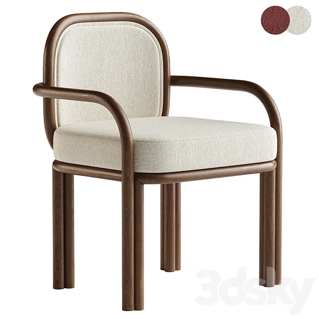 James Dining Chair 3D Model James Dining Chair 3D Model