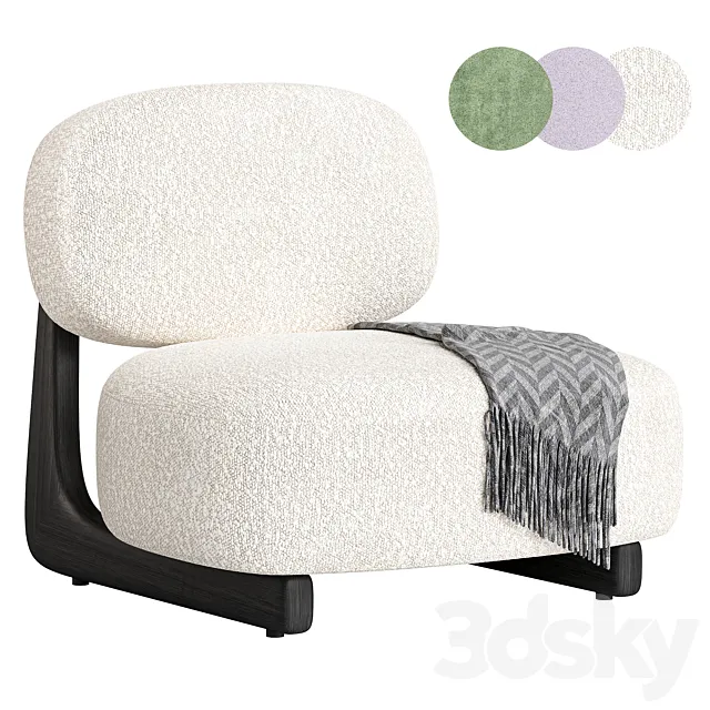 Jamie chair by Siene Home 3D Model Jamie chair by Siene Home 3D Model